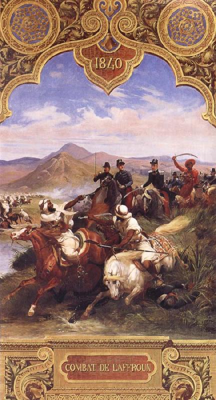 Horace Vernet The Battle Below the hills of Affroun Germany oil painting art